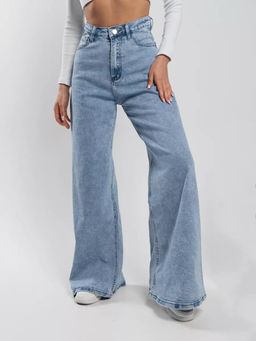 Джинсы широкие трубы