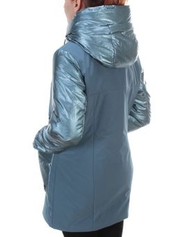 BM-926 GRAY/BLUE Куртка демисезонная женская АЛИСА (100 гр. синтепон) - Fashion фото 4