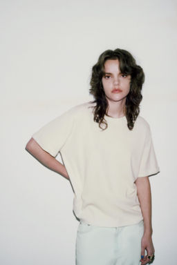 FLOWING SHORT SLEEVE T-SHIRT - Zara фото 10