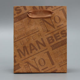 Пакет крафтовый вертикальный Only for real man, S 12 15 5.5 см - Дарите счастье фото 2