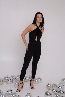 Комбинезон вечерний чёрный - Martichelli фото 8