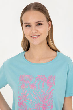 Женская мятная футболка - U.s. polo assn фото 10