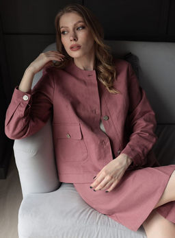 Юбка льносодержащая ткань - Волтри фото 7