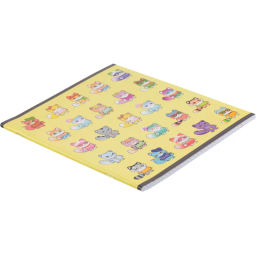 Цена за 2 шт. Тетрадь общая А5 48л NFT Котики желт ,клет,скреп, ВД-лак