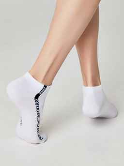 Цена за 2 пары. Носки Короткие CONTE ACTIVE Носки женские белый - Conte elegant фото 13