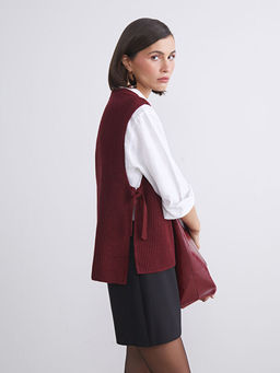 Bisiklet Yaka Kad?n Triko S?veter