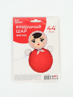 Воздушный шар фольгированный 44" «Неваляшка»