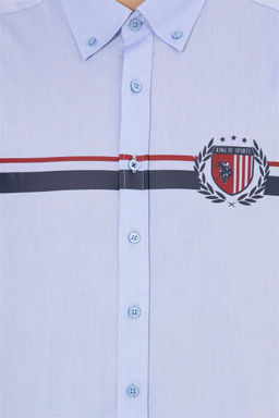 Мужская синяя скидка рубашки с длинным рукавом в корзине - U.s. polo assn фото 6