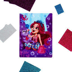 Объёмная аппликация Enchantimals «Выдра Оттавия» EVA на картоне