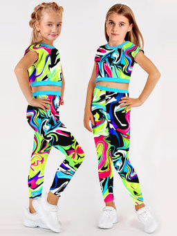 Костюм "Акварель",лайм