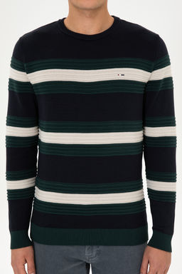 Erkek Regular Fit Bisiklet Yaka Lacivert Kazak - U.s. polo assn фото 13