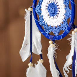 Ловец снов «Расслабленность», 0.7×12×40 см, сине-белый