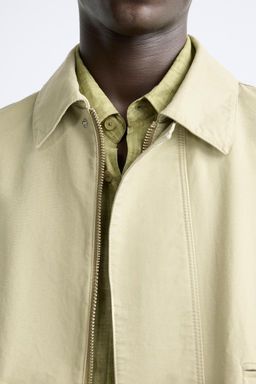 CROPPED FIT JACKET WITH POCKETS - Zara фото 6