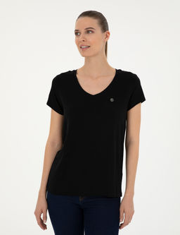 Siyah Comfort Fit Basic Ti__rt