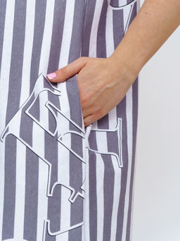 947 Платье "Серый"