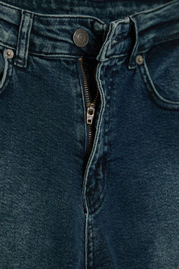 TRENDYOL MAN Ac?k Mavi Esnek Kumas T?rnakl? Destroylu Slim Fit Dar Kesim Jeans Kot Pantolon TMNSS21JE0067 - Trendyolmilla фото 14