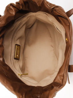 LACCOMA сумка АМ2420-2Ф-коричневый натуральная замша хлопок