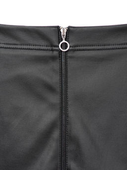 CONTE Юбка А-силуэта с напылением "под кожу" LITA black black