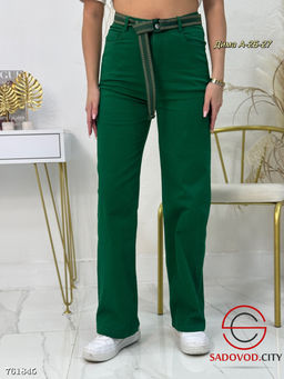 Джинсы с накладным карманом для женщин - Bruno фото 4