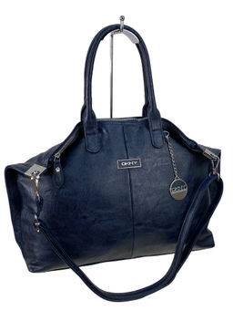 Женская сумка из искусственной кожи, цвет синий