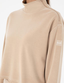 Bej Comfort Fit Modal Kuma_ Sweatshirt - Pierre cardin фото 7