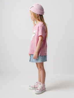 КР 301862/розовый зефир фуфайка (футболка) для дев