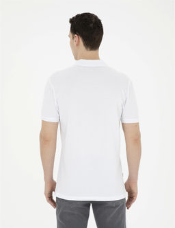 Beyaz Regular Fit Basic Ti__rt - Pierre cardin фото 5