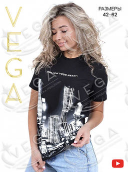 Футболка женская 070 - Вега фото 2