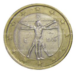 1 евро 2006 года Италия