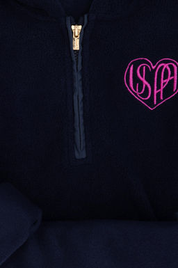 Темно-синий свитшот для девочки Неожиданная скидка в корзине - U.s. polo assn фото 6