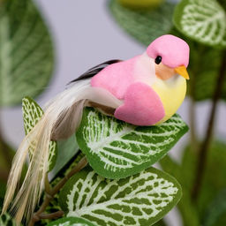 Цена за 6 шт. Декор на прищепке «Птица», МИКС, 8.5×2, 5×3 см