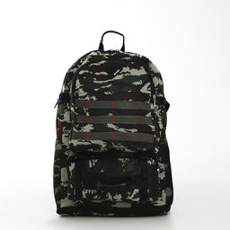 Рюкзак туристический на молнии, с увеличением, 4 наружных кармана, цвет зелёный