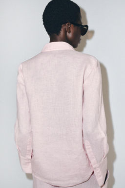 CAMISA LINO 100% ZW COLLECTION / Rosa
