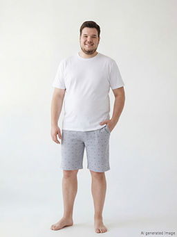 Standart Kal?p Desenli Pijama Alt ?ort