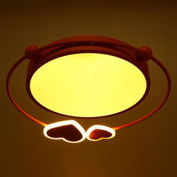 Светильник с ПДУ 1767/3 LED 50 Вт 3000-6000К диммер розовый 48?54?6 см BayerLux