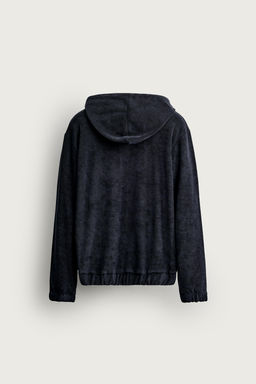 SUDADERA RELAXED FIT TOALLA / Marino - Zara фото 8