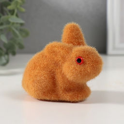 Фигурка пенопласт Зайка коричневый, 9.5?6?7 см