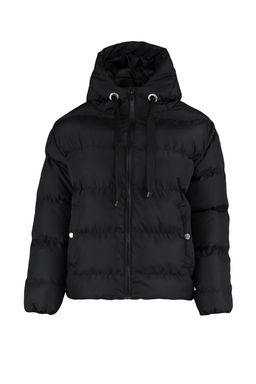 TRENDYOLMILLA Siyah Kapusonlu Su Itici Sisme Mont TWOAW21MO0022  фото 9