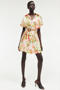 Vestido camisero con cinturon