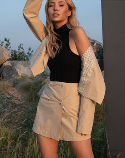 Боди трикотажное серо-голубое - Fly фото 36