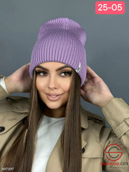 шапка двойная теплая женская - Bruno фото 8