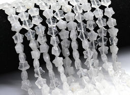 Бусины для творчества Звезды из горного хрусталя 8*8мм с гранями, 37см, 49 бусин Радуга камня