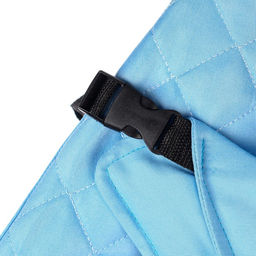 Шезлонг детский, кресло - качалка с игрушками для новорождённых Крошка Я, цвет голубой  фото 7