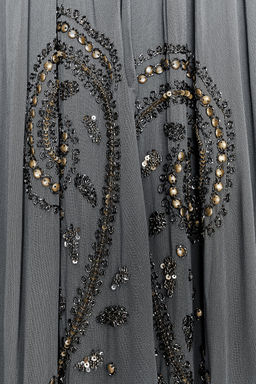 ZW COLLECTION EMBROIDERED HALTER DRESS - Zara фото 10