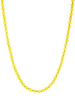 Нежные бусы из натурального янтаря медового цвета и бисера