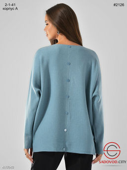 Тёплая однотонная кофта