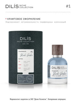 Dilis Black Smoke Духи экстра Dilis Niche Collection для мужчин 50 мл  фото 6