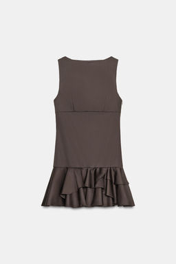 SHORT DRESS WITH RUFFLES - Zara фото 7