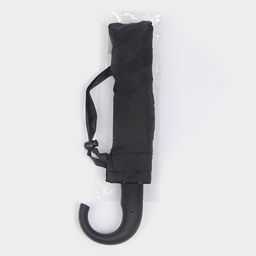 Зонт полуавтоматический «Мрак», эпонж, 3 сложения, 8 спиц, R=47/55 см, d=94 см, чёрный