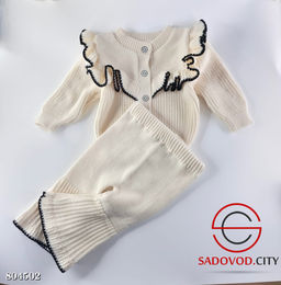 Вязаный костюм для девочек - Bruno фото 14